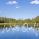 Image of a water for beach testing is done.