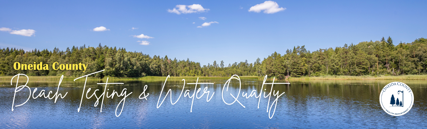 Image of a water for beach testing is done.
